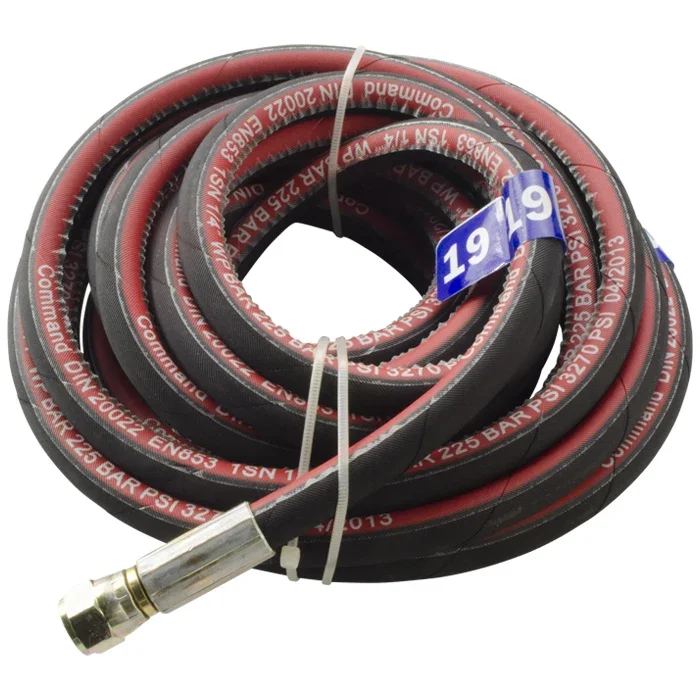 Hydraulic Hose, -4  x 19' Crimp
