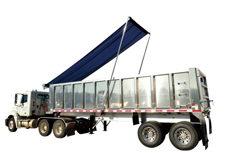 Mountain Tarp's 102" Electric Flip Tarp 29'-36' Trailer Kit
