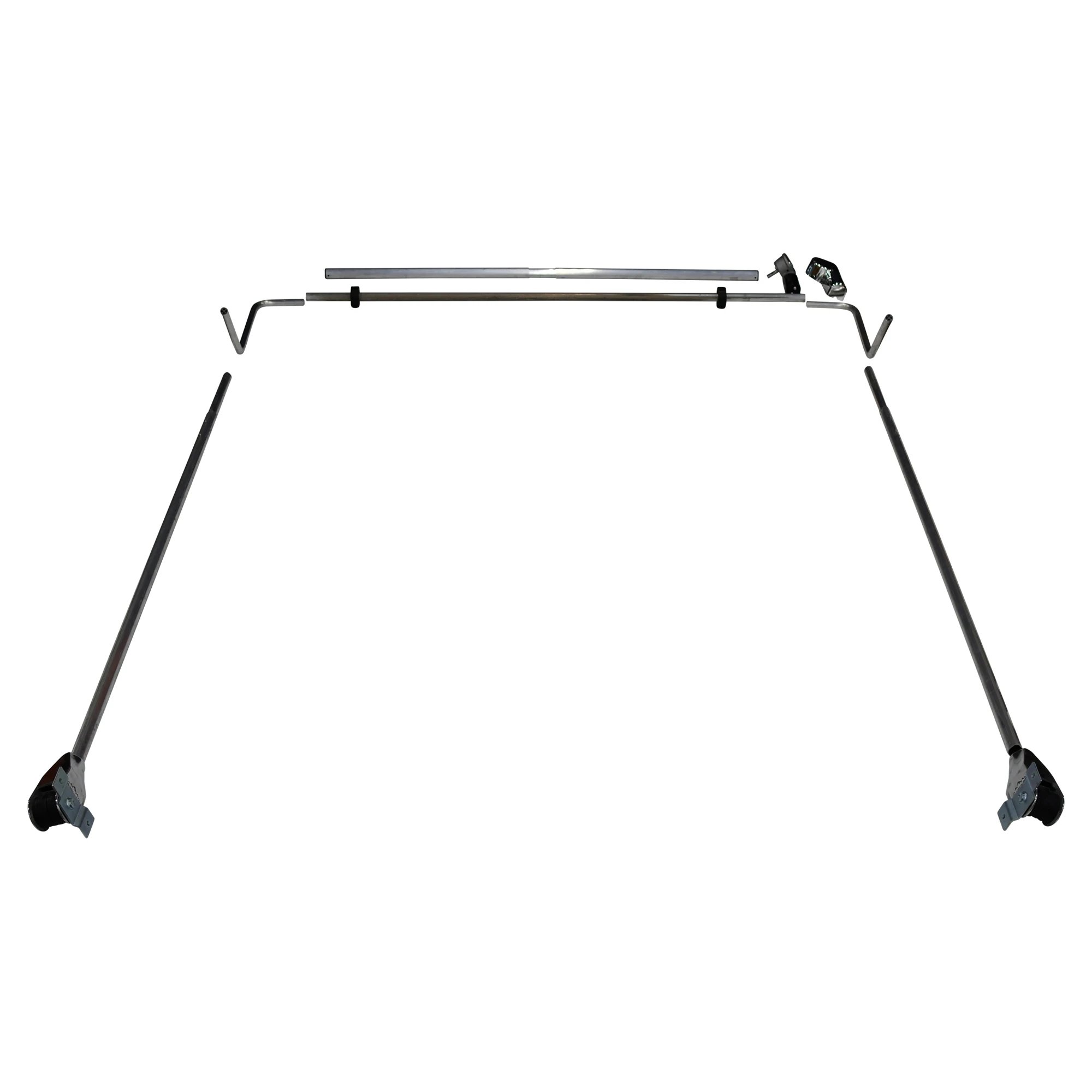 Telescoping Flip Tarp Kit with 20 ft Mesh Tarp