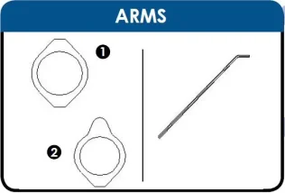 14' Bent Extrusion Arm - No Connect