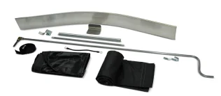 38' x 96" Side-Roll Transfer Trailer Kit - No Bows